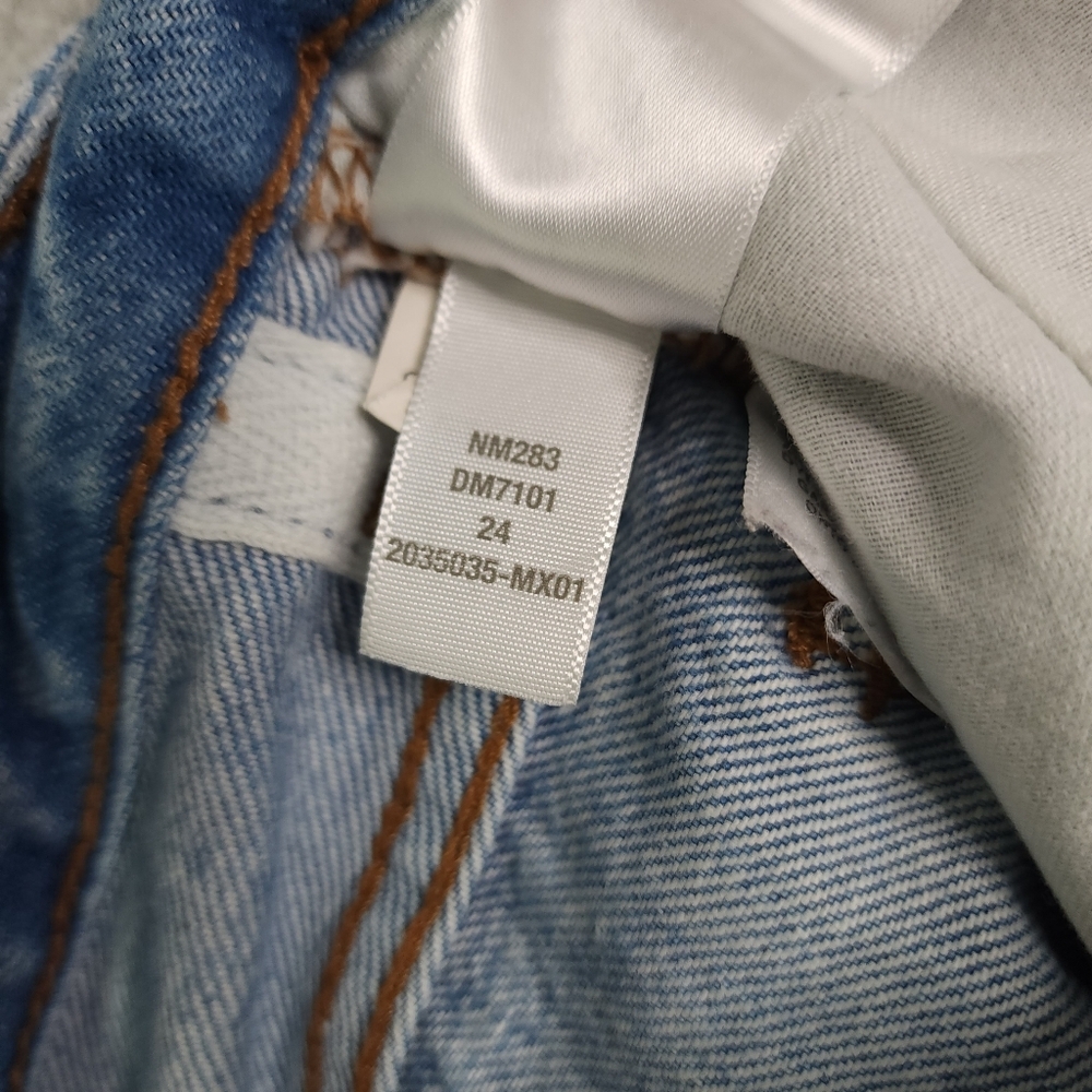 Madewell Curvy '90s Straight Jean Jeans Mercer Wash NM283 Blue Light Sz 24 - Picture 6 of 9